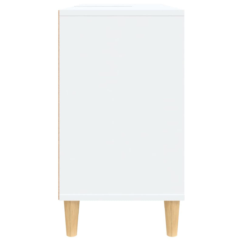 vidaXL fehér szerelt fa mosdószekrény 80 x 33 x 60 cm