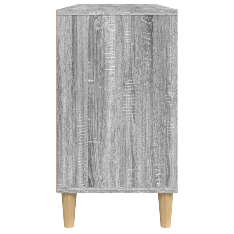vidaXL szürke sonoma színű szerelt fa mosdószekrény 80 x 33 x 60 cm