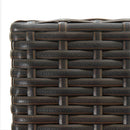 vidaXL 2 db barna polyrattan bárszék