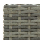 vidaXL 2 db szürke polyrattan bárszék