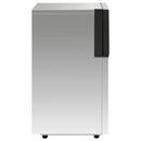 vidaXL ezüst jégkockakészítő 45 kg / 24 óra