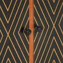 vidaXL tömör akácfa tálalószekrény 60 x 35 x 74 cm