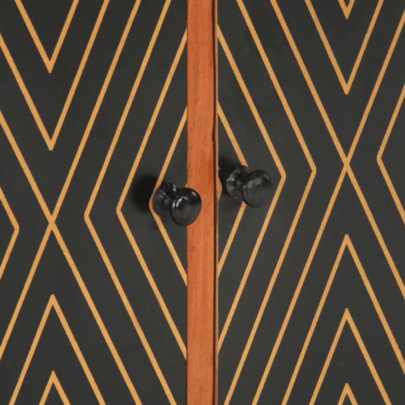 vidaXL tömör akácfa tálalószekrény 60 x 35 x 74 cm