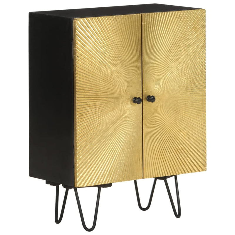 vidaXL tömör mangófa tálalószekrény 55 x 30 x 75 cm