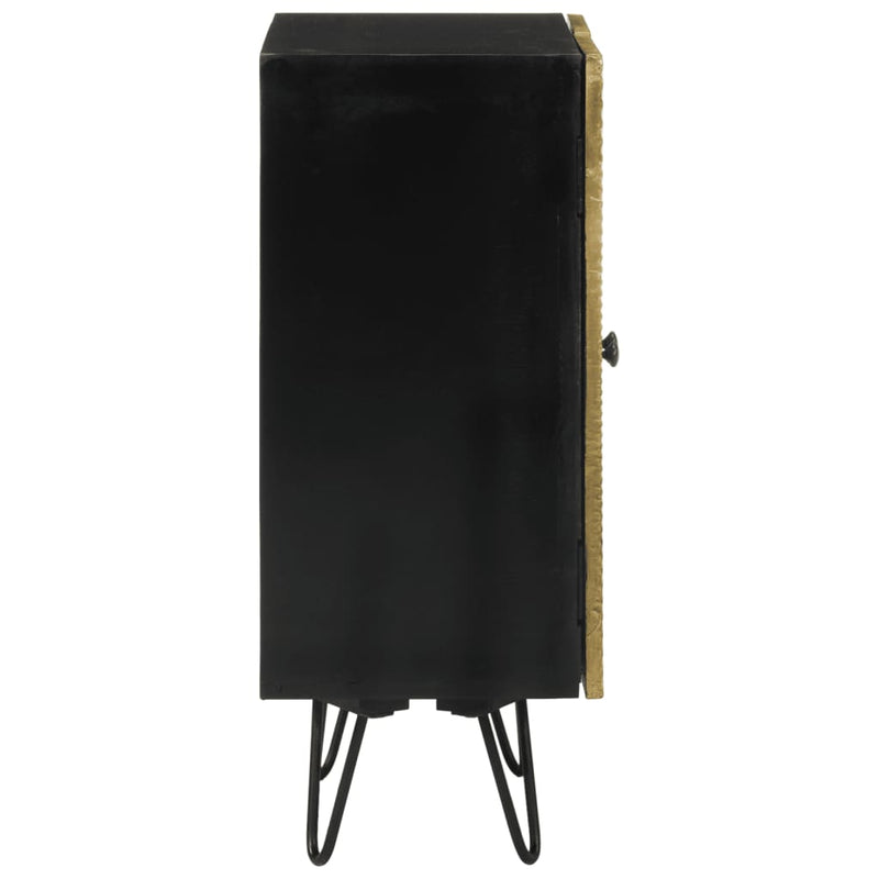 vidaXL tömör mangófa tálalószekrény 55 x 30 x 75 cm