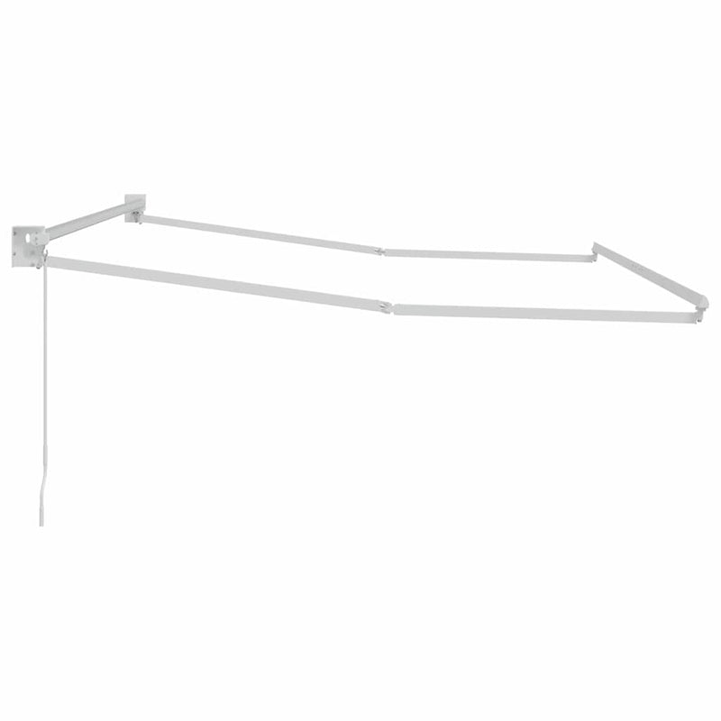 vidaXL Napernyő Fehér 3,5 x 2,5 m Fém