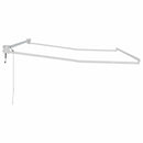 vidaXL Napernyő Fehér 3,5 x 2,5 m Fém