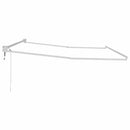 vidaXL Napernyő Fehér 4 ×3 m Fém