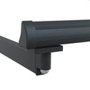 vidaXL Behúzható napernyő váz Antracit 350 x 250 cm Alumínium