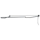 vidaXL Behúzható napernyő váz Antracit 350 x 250 cm Alumínium