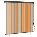 vidaXL Roletta Sárga és Kék 180 x 250 cm Szövet és Alumínium