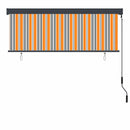 vidaXL Roletta Sárga és Kék 180 x 250 cm Szövet és Alumínium