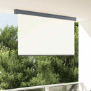 vidaXL Roletta Krémszínű 180 x 250 cm Szövet és Alumínium
