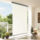 vidaXL Roletta Krémszínű 180 x 250 cm Szövet és Alumínium
