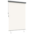 vidaXL Roletta Krémszínű 180 x 250 cm Szövet és Alumínium