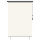 vidaXL Roletta Krémszínű 180 x 250 cm Szövet és Alumínium