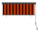 vidaXL Roletta Narancs és Barna 180 x 250 cm Szövet és Alumínium