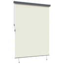 vidaXL Roletta Krémszínű 220 x 250 cm Szövet és Alumínium
