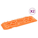 vidaXL 2 db narancssárga nejlon vontatási táblák 107x31x7 cm
