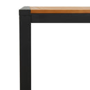 vidaXL tömör akácfa kerti asztal U-alakú lábakkal 180 x 90 x 75 cm