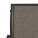 vidaXL 2 db barna textilén és acél kerti sikló szék 61 x 76 x 87 cm