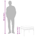 vidaXL 2 db acél kerti lábtartó szürke párnákkal 60 x 60 x 35 cm