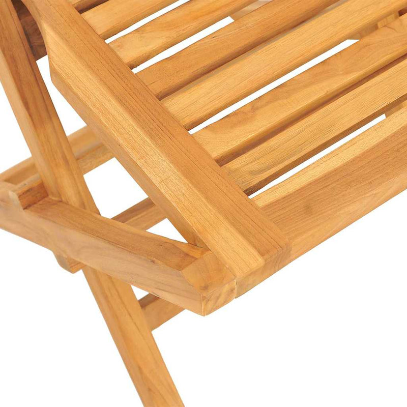 vidaXL 2 db tömör tíkfa összecsukható kerti szék 47 x 63 x 90 cm
