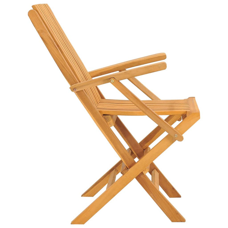 vidaXL 2 db tömör tíkfa összecsukható kerti szék 61 x 67 x 90 cm