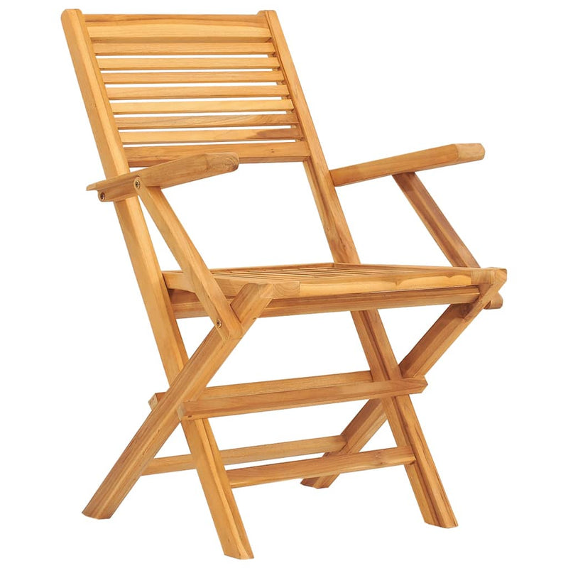 vidaXL 2 db tömör tíkfa összecsukható kerti szék 55 x 62 x 90 cm