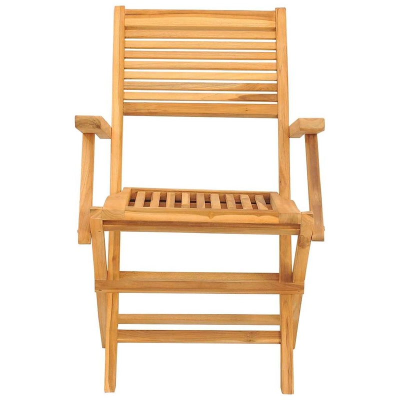 vidaXL 2 db tömör tíkfa összecsukható kerti szék 55 x 62 x 90 cm