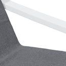 vidaXL sötétszürke szövet pihenőfotel