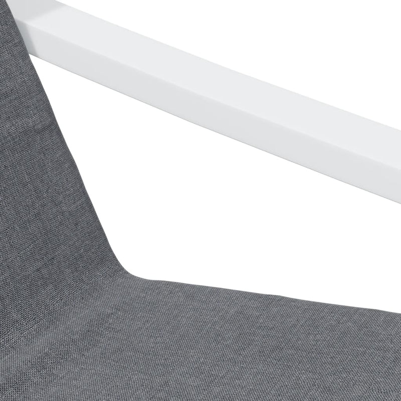 vidaXL sötétszürke szövet pihenőfotel