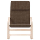 vidaXL sötétbarna szövet pihenőfotel