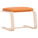 vidaXL sötétsárga szövet lábzsámoly 51x41x40 cm