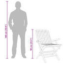 vidaXL 4 db tömör tíkfa összecsukható kerti szék 61 x 67 x 90 cm