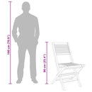 vidaXL 4 db tömör tíkfa összecsukható kerti szék 47 x 62 x 90 cm