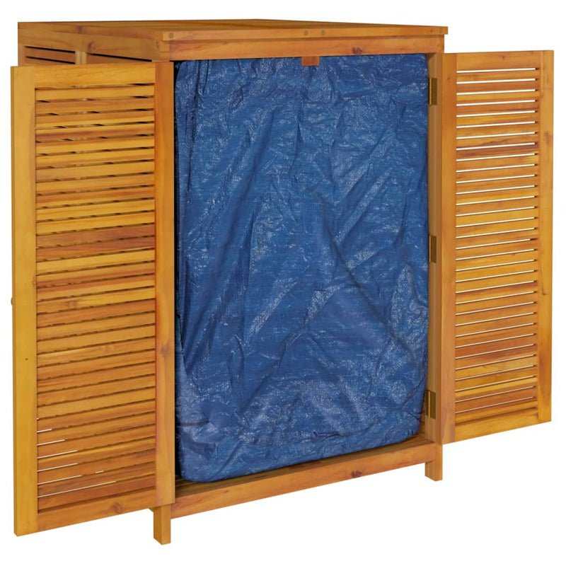 vidaXL tömör akácfa kerti tárolóláda 140 x 87 x 104 cm