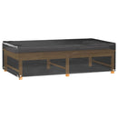 vidaXL 2 db téglalap alakú kerti bútorhuzat 8 fűzőlyukkal 125x70x35 cm