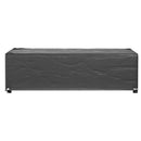 vidaXL 2 db téglalap alakú kerti bútorhuzat 8 fűzőlyukkal 125x70x35 cm