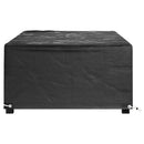 vidaXL 2 db téglalap alakú kerti bútorhuzat 8 fűzőlyukkal 125x70x35 cm
