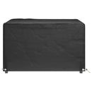 vidaXL 2 db négyzet alakú kerti bútorhuzat 8 fűzőlyukkal 125x125x75 cm