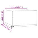 vidaXL 2 db négyzet alakú kerti bútorhuzat 8 fűzőlyukkal 125x125x75 cm