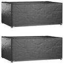 vidaXL 2 db téglalap alakú kerti bútorhuzat 8 fűzőlyukkal 180x122x75cm