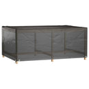 vidaXL 2 db téglalap alakú kerti bútorhuzat 8 fűzőlyukkal 180x122x75cm
