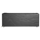 vidaXL 2 db téglalap alakú kerti bútorhuzat 8 fűzőlyukkal 192x82x65 cm