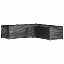 vidaXL 2 db L-alakú kerti bútorhuzat 16 fűzőlyukkal 250x250x70 cm