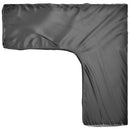 vidaXL 2 db L-alakú kerti bútorhuzat 16 fűzőlyukkal 250x250x70 cm