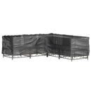 vidaXL 2 db L-alakú kerti bútorhuzat 16 fűzőlyukkal 250x250x70 cm
