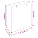 vidaXL 2 db polietilén hintapadhuzat 8 fűzőlyukkal 125x90x135/165 cm