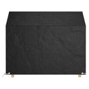 vidaXL 2 db polietilén kerti padhuzat 8 fűzőlyukkal 160x70x70/88 cm